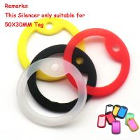 100pcs Rubber Silencer Military Man Tag Accessories Dog ID Key Colorful Plate Animal Collar Keyrings Customized Lable