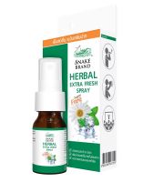 สเปรย์พ่นคอ ตรางู ปริมาตร 15 มล. - Herbal Extra Fresh Sugar Free, Snake Brand Mouth Spray 15 ml.