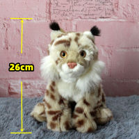 Lynx High Fidelity แมวน่ารัก Bobcat Plushie Mountain Lion Plush ของเล่นเหมือนจริงสัตว์จำลองตุ๊กตาตุ๊กตา Kawai ของเล่นของขวัญ