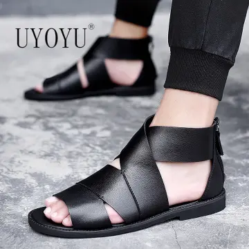 Male hot sale roman sandals