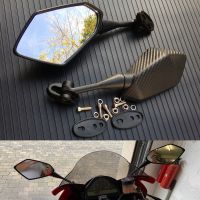 For Yamaha YZF R1 R6 R25 R125 R3 R1S R1M FZ6R Mirrors Motorcycle Scooter Rear View Mirror Carbon Look