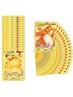 5/27/55Pcs Pokemon Card Gold Sliver Spanish Vmax GX Energy Card Charizard Pikachu Rare Collection Battle Trainer Boys Gift