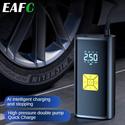 ♨●☇ 6000mAh Car Air Compressor 150PSI Electric Wireless Portable Tire Inflator Pump for Motorcycle Bicycle Boat AUTO Tyre Balls