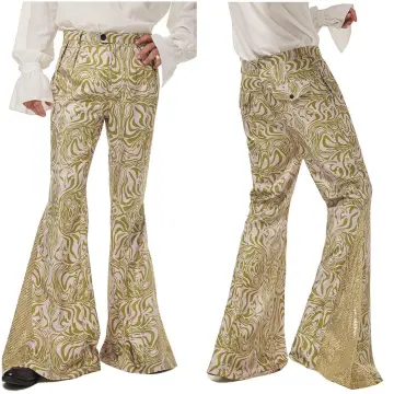 60s  70s Mens Bell Bottom Jeans Flares Disco Pants