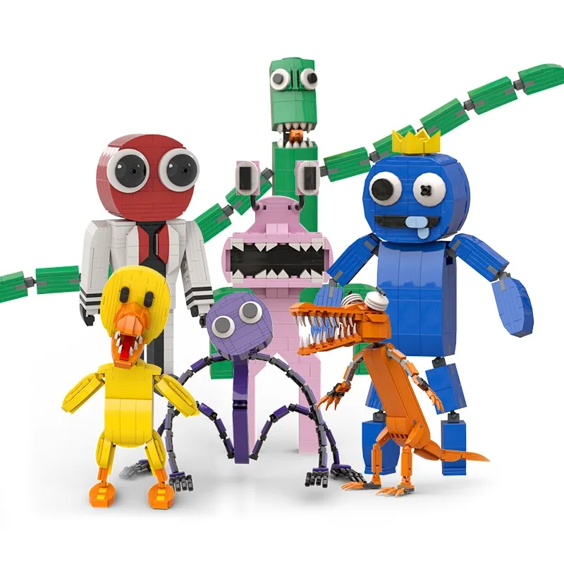 7pcs Roblox Rainbow Friends Building BLocks Set Mini Action Figures Horror  Blue Monster Figures Brickheadz Bricks Friend Toys - AliExpress
