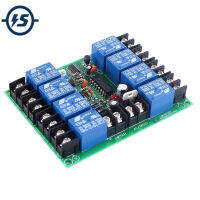 Papan Urutan Masa Kuasa 0.2-4S Modul Pengawal Laras AC DC 12V 10A 8-Channel 8CH เสียง KTV Tahap Cahaya