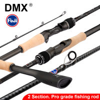 DMX PISTA 2ส่วนฟูจิคู่มือคันเบ็ด OBEI ปั่นหล่อท่องเที่ยวก้าน7-42กรัม1.98 2.10. 2.24M Baitcasting ML M MH FAST Rod