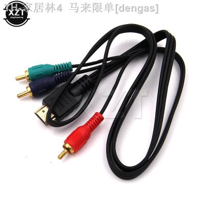 【CW】♕┇  1080P HDMI-compatible Male to 3 Audio Video Componen Cable Cord Converter hot