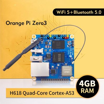 For Zero 3 4GB RAM Single Board Computer Allwinner H618 Chip Wifi LPDDR4 Gigabit Zero 3 4GB Development Board
