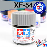 TAMIYA 81754 XF-54 XF54 FLAT DARK SEA GRAY GREY MATT MATTE เทาเข้มด้าน ACRYLIC PAINT MINI COLOR 10ML สีอะครีลิกสำหรับพลาสติก โมเดล VCA GUNDAM