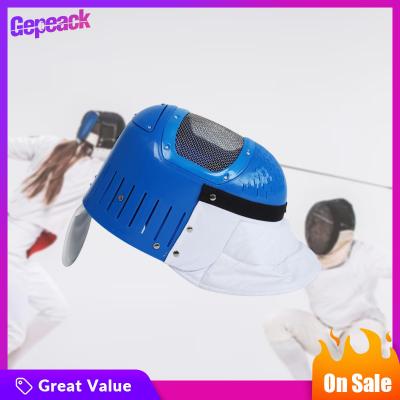 Gepeack หมวกกันน็อคฟันดาบระบายอากาศหน้ากากฟันดาบสำหรับฝึกอุปกรณ์ฝึก