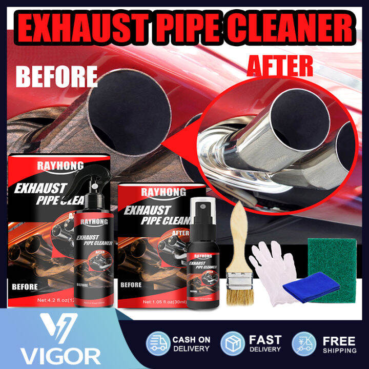 Auto exhaust pipe rust remover multifunctional metal rust cleaner