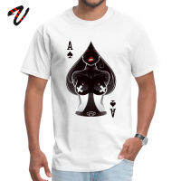 Ace T-Shirt Men Poker Card T Shirt Printed Sexy Summer Clothes Hip Hop Mens O Neck Short Sleeve Cotton Tee Shirt Swag Tops