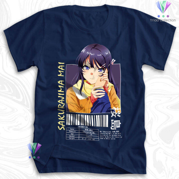 seishun buta yarou wa bunny girl senpai no yume o minai sakurajima mai - Seishun  Buta Yarou - T-Shirt