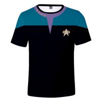 Trendy Movie Cosplay T-Shirts TV Series Star Trek 3D Printed Streetwear Men Women Fashion O-Neck T Shirt Hip Hop Kids Tees Tops