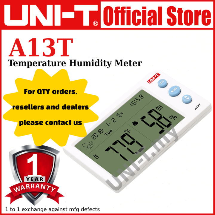 A13T Temperature Humidity Meter - UNI-T Meters