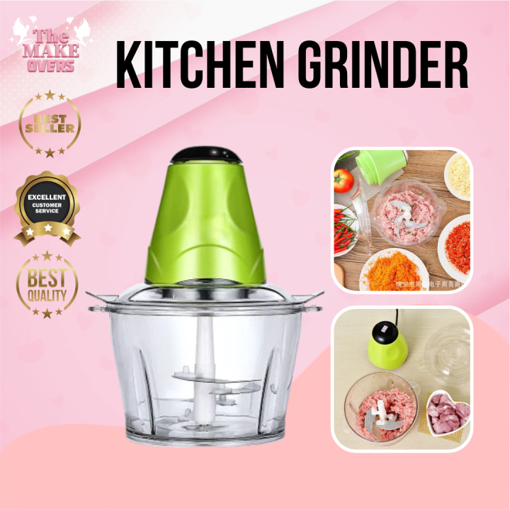 Meat grinder 2L capacity Kitchen mincer Stainless steel blade Multifunctional electric mixer