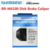 Shimano DEORE BR M6100 BR-M6100ดิสไฮดรอลิกเบรคคาลิปเปอร์กับ G03S G04S Pads BR-M6100จักรยานจักรยาน MTB เบรคคาลิปเปอร์ชิ้นส่วนจักรยานอื่นๆ