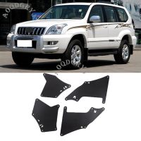 บังโคลนหน้า4ชิ้นอุปกรณ์ตกแต่งรถยนต์เหมาะสำหรับ Toyota L Cruiser Prado FJ120 2003-2009