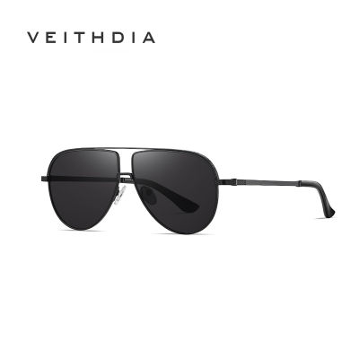 VEITHDIA แว่นตากันแดดนักบินยืดหยุ่นได้ของผู้ชายแว่นกันแดดโพลาไรซ์แว่นกันแดดแฟชั่นใหม่ป้องกันแสงสะท้อน JS8540