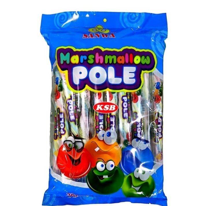 【30 pcs】Sanwa Marshmallow Pole Lazada