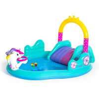 Bestway ชุดสระน้ำเด็ก ครอบครัวยูนิคอร์น พร้อมสไลเดอร์ Inflatable Bestway Unicorn Family Baby Pool with Slider