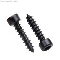 ✹○ 10-50pcs/lot M2 M2.6 M3 M3.5 M4 Carbon Steel With Black Hexagon Socket Cap Head self tapping screw Model Screws