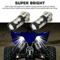 卍 H6/P15D LED 12V-24V Motorcycle Headlight Bulb Super Bright for Yamaha YFZ450R Rhino 700 Raptor YFM660 TRX Motorcycle Bulbs