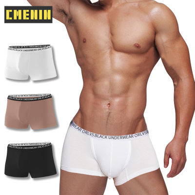 CMENIN ORLVS 1Pcs Modal กางเกงในชายเซ็กซี่กางเกงบ็อกเซอร์กางเกงว่ายน้ำเอวต่ำบุรุษกางเกงบ็อกเซอร์กางเกงบ็อกเซอร์จดหมาย OR6115