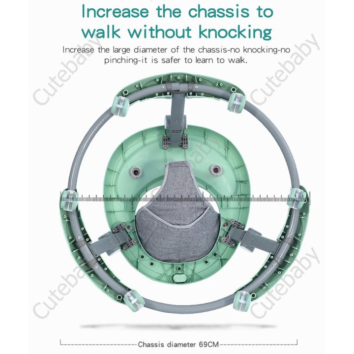 cutebaby-รถหัดเดินเด็ก-รถเด็กหัดเดิน-รถหัดเดิน-รถขาไถ-baby-walker-มีเพลง-มีไฟ-ที่นั่งปรับได้-สนับสนุน-พร้อมส่ง