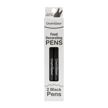 Americolor Gourmet Writer Food Decorating Pens, Black - 2 count