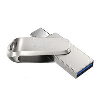 แฟรชไดรฟ์ USB ไดร์ฟปากกาโลหะขนาดเล็กแฟลชไดรฟ์สองหัวความเร็วสูงสูง Type-C USB3.1 64/128/256/512GB/1TB 2TB อุปกรณ์คอมพิวเตอร์