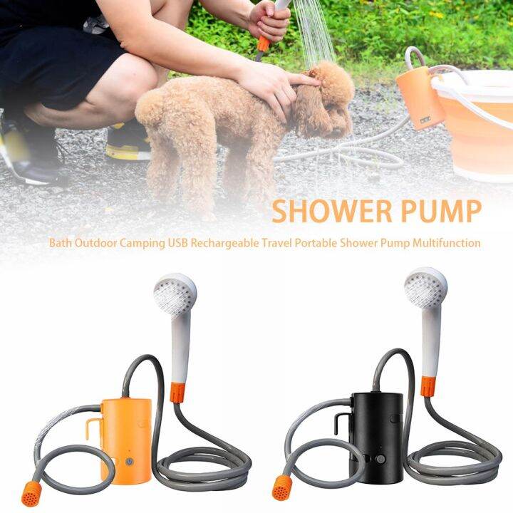 M&A Outdoor Rechargeable Shower Battery Operated Portable Camping