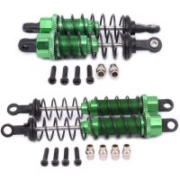 Metal Oil Filled Front&amp;Rear Shock Absorber for 1/12 WLtoys 12428 12423 RC Car Crawler Upgrad Part Green Electrical Connectors