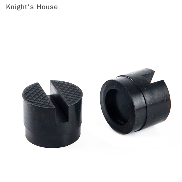 knights-house-รถยนต์สีดำแจ็คยาง-pad-anti-slip-rail-อะแดปเตอร์สนับสนุนบล็อกหนัก