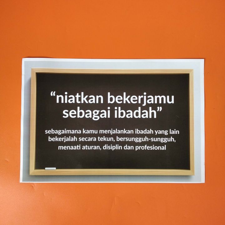 Poster Quote - Poster Kata Semangat Kerja | Lazada Indonesia