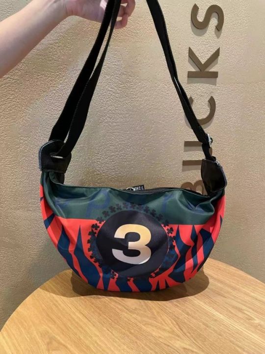 ship-from-hk-printed-bag-shoulder-bag-crescent-bag-one-eyed-tiger-trendy-leather-fashion-casual-messenger-backpack-mens-and-womens-bag-waist-bag-chest-bag
