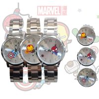 {Miracle Watch Store} Disney Children 39; S Watch Boys Cartoon Spiderman Iron Man Captain America Pointer Luminous Stainless Steel Kids Watches Quartz