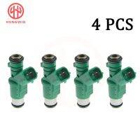 HONGWIN 4 Pcs New Fuel Injector Nozzle OEM: 01F-023 1984G0 9655833580 01F023 For Citroen C3 C2 Nemo  Peugeot 206 207 1007 Bipper