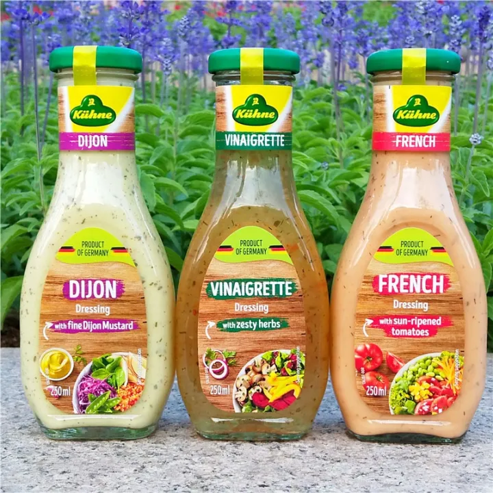 German crown oil and vinegar salad DRESSING of fruits and vegetables