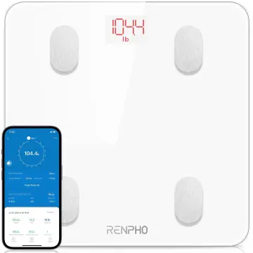 RENPHO Travel Scale for Body Weight, Mini Bathroom Scale for Body Fat,  Portable Elis Go Weight