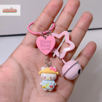 NCSW Sanrio Melody Kuromi Hello Kitty Cinnamoroll pochacco pochacco Purin พวงกุญแจรถจี้เสน่ห์เครื่องประดับวันเกิดของขวัญวันหยุด