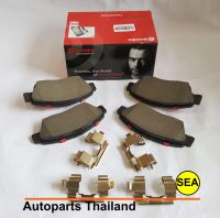 ผ้าเบรกหน้า (Brake Pad) BREMBO รุ่น Ceramic สำหรับ HONDA  CIVIC ES DIMENSION 1.7 EXI 1.7 2.0 VTEC ปี 00-05 รหัส P28023C (1 ชุด)