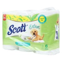 กระดาษชำระ SCOTT EXTRA NATURAL CLEAN แพ็ค 6