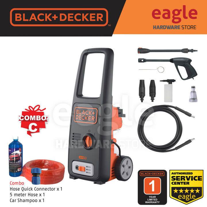 Black & Decker BW14-XD 1400W 110 Bar High Pressure Cleaner ( BW14 ...