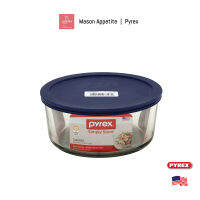 6017397 Pyrex Storage Plus 7 Cup Round Bowl. ชามแก้ว ไพเร็กซ์ พร้อมฝา 7 ถ้วยตวง