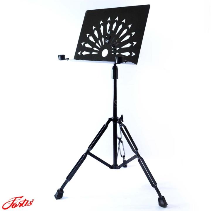 สแตนโน๊ตทรงสี่เหลี่ยมลายประกายเพชร-music-stand-model-th001-black