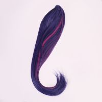 Oshi No Ko Anime Hoshino Ai Cosplay Wig Dark Purple Rose Pink Heat Resistant Synthetic Wigs For Women Men 75Cm