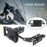 Motorcycle Mobile Phone GPS Mount Navigation Plate Bracket Wireless Charging Stand For Honda CB 500 X CB500X CB 500X 2016 - 2019