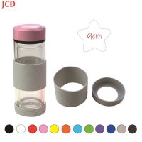 ❅❀ 9CM Silicone Glass Cup Sleeve Threaded Cup Middle Cup Cup Bottom Cup Sleeve Anti Scalding Anti-skid and Heat Insulation